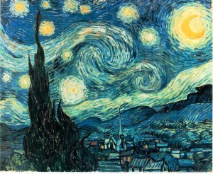 Tela "A noite estrelada", de Van Gogh, é exemplo de como arte e astronomia se mesclam